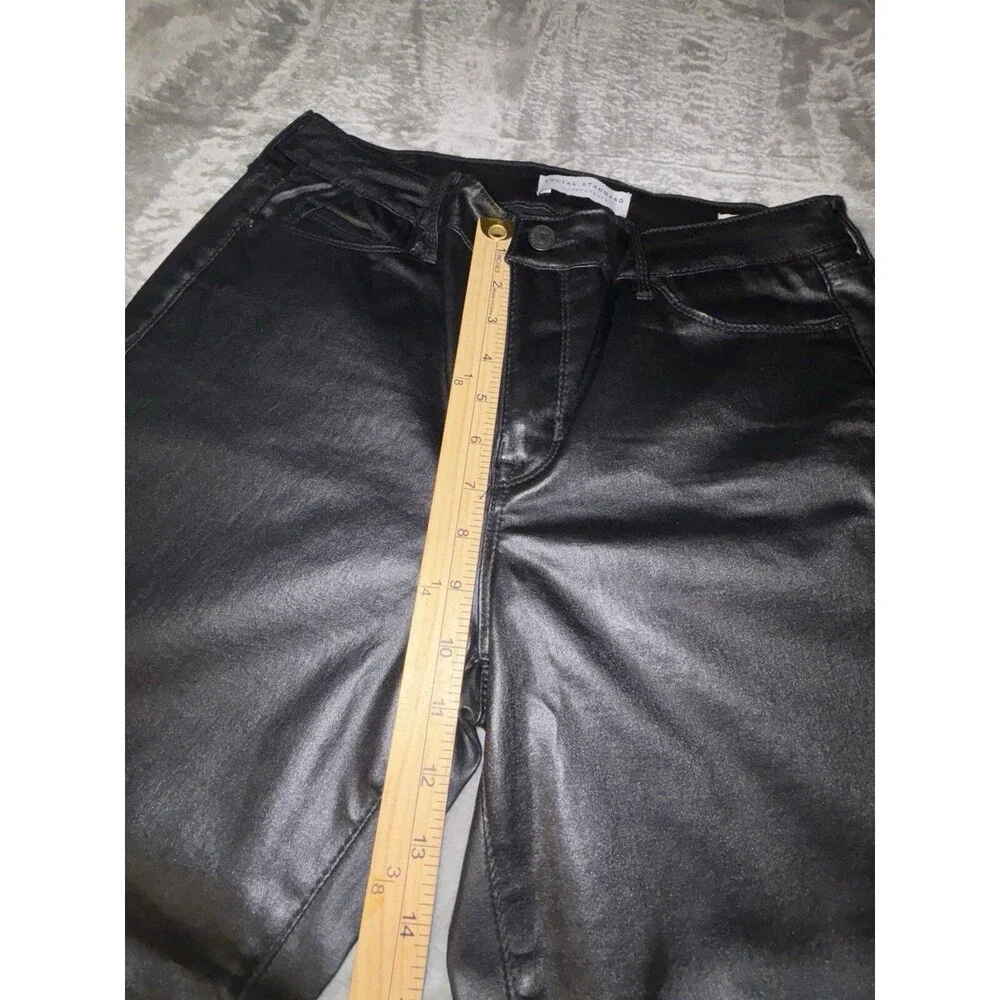 Social Standard Sanctuary Ladies Mid-Rise Black Sz 10 Stretch Ankle Skinny Jeans